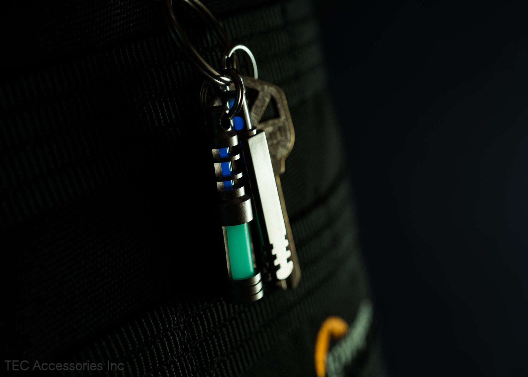 Isotope Chain Reaction Glow Fob zipper pull