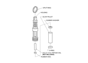 Isotope Chain Reaction Glow Fob installation