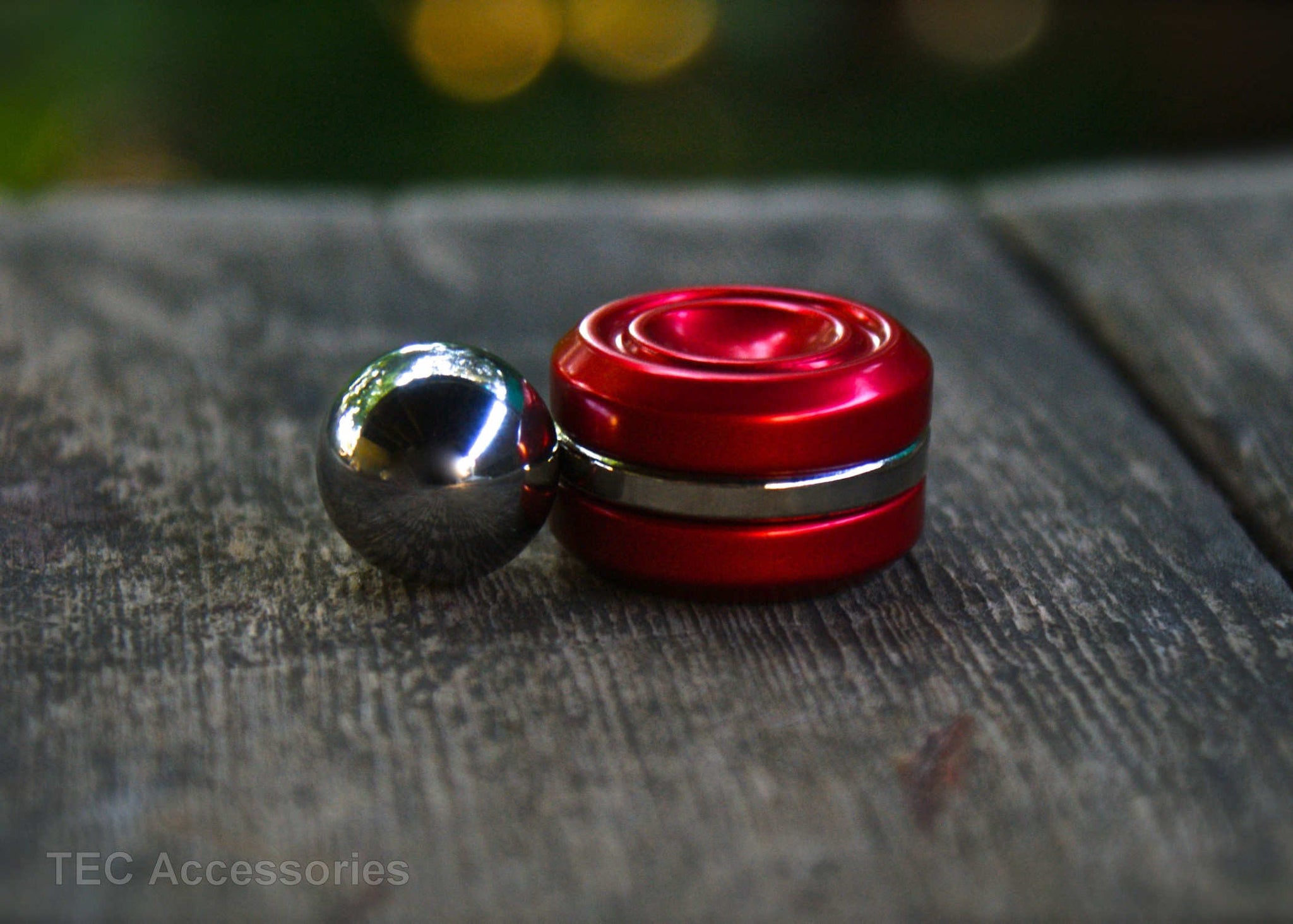 Red Anodized Orbiter LT on Side