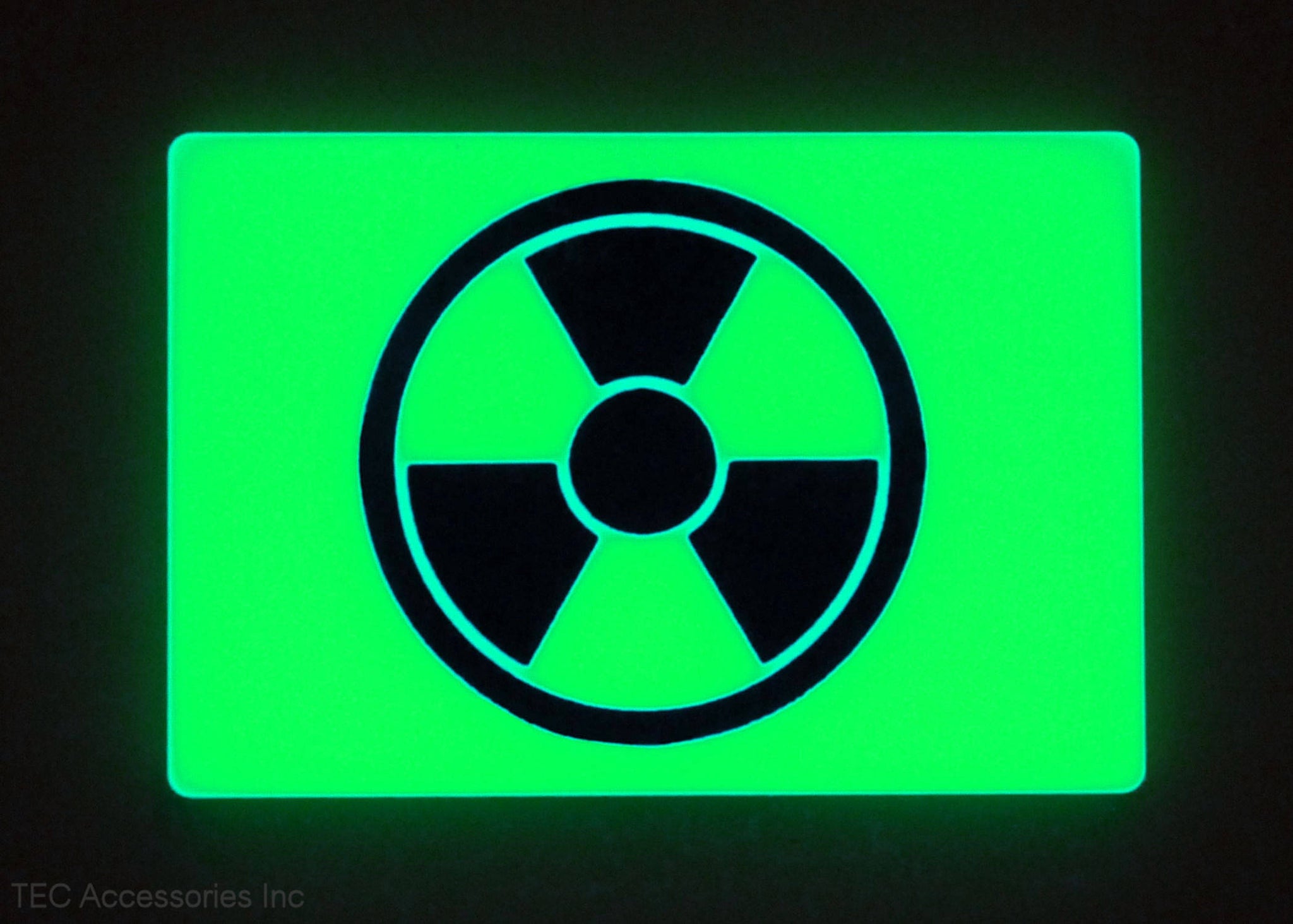 Green Radioactive Embrite morale patch