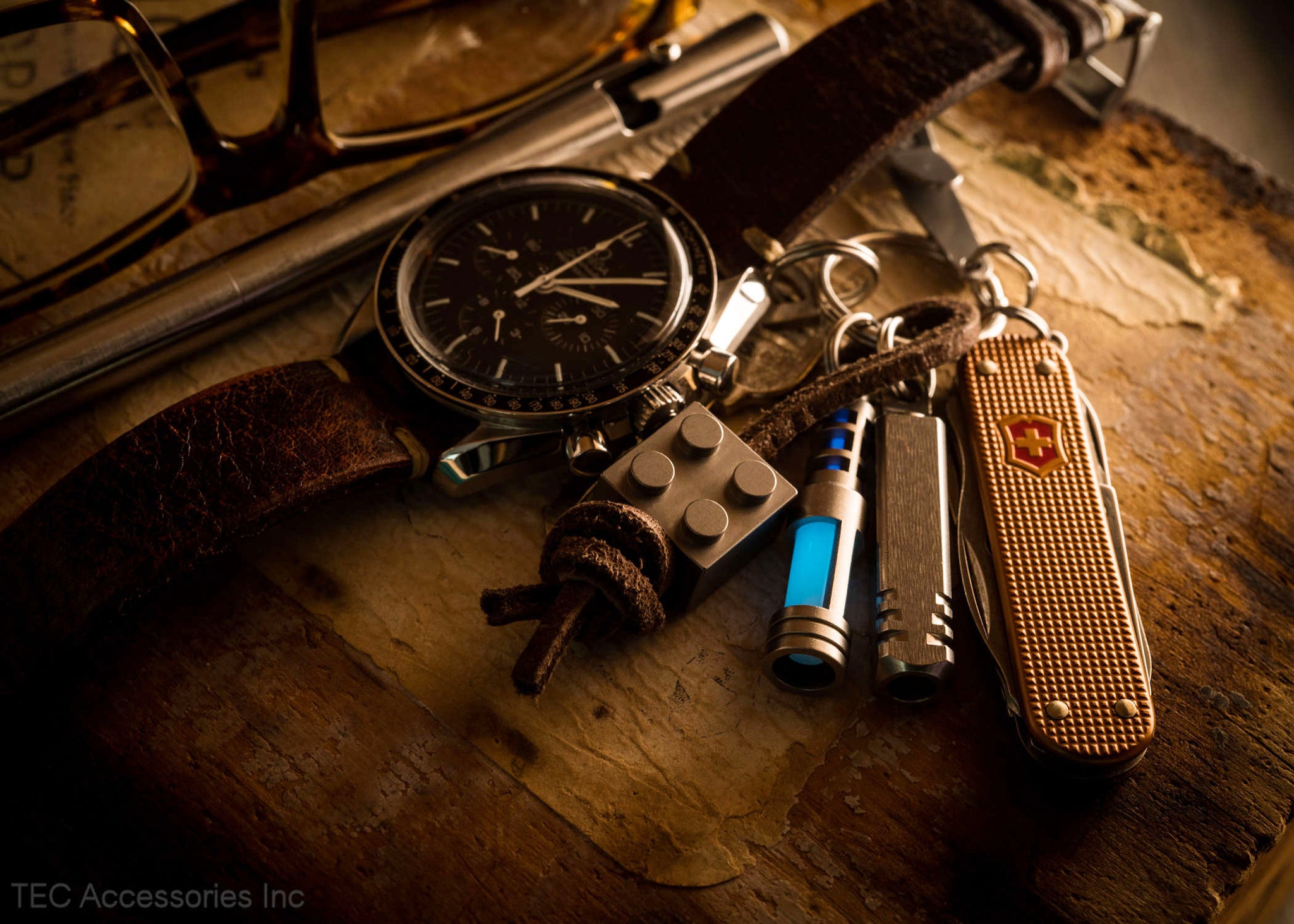 T-Brick Lanyard Bead on keychain