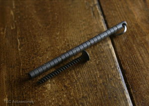 Inchworm ruler measuring screw length