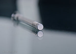 Titanium Ballpoint Keychain Pen Metal Signature Pens Hiking Travel  Accessories