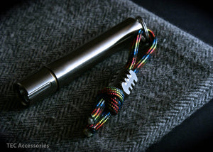 Titanium lanyard bead